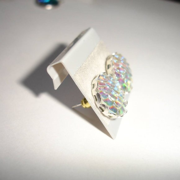 Mermaid Scale earrings Mermaid Scale Mermaid Scale - Picture 8 of 10